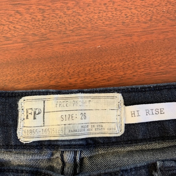 Free People Hi Rise Mom Jeans - Picture 7 of 8